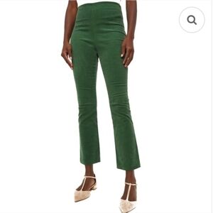 Tuckernuck Womens Green Corduroy Ashford Emerald Green Pull On Pants, Size Large